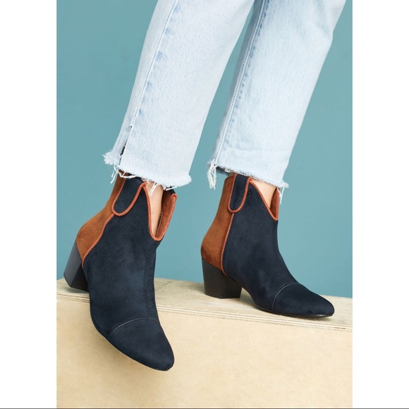 Anthropologie Shoes - new anthropologie vanessa wu colorblock western boots